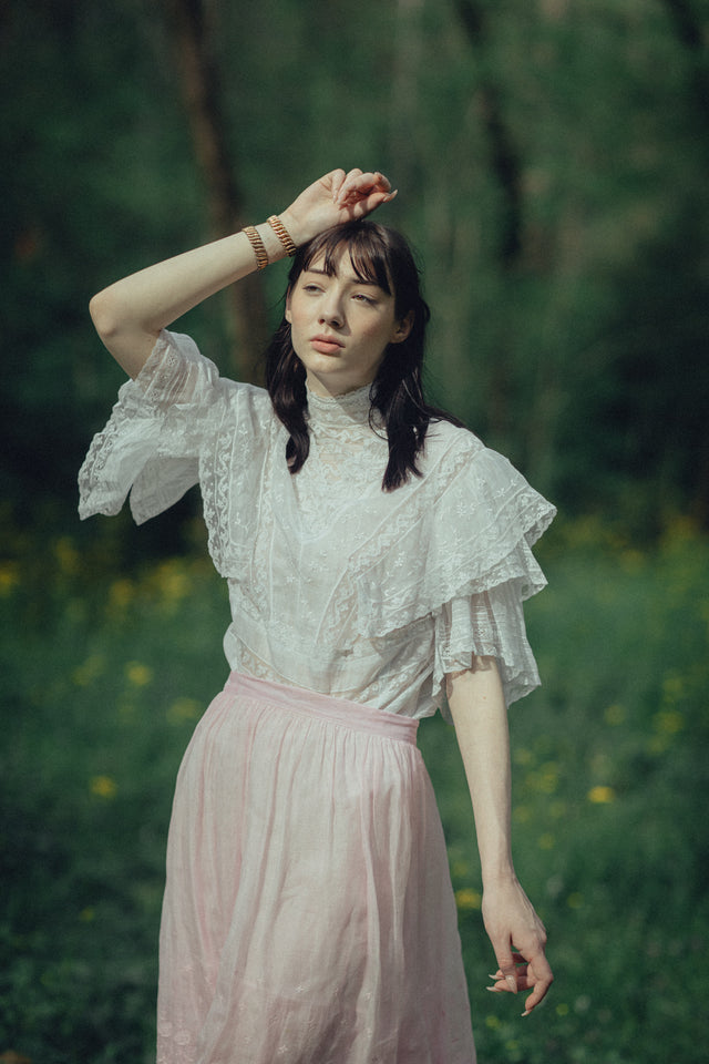 Edwardian lace blouse