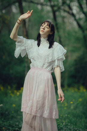 Edwardian pink skirt