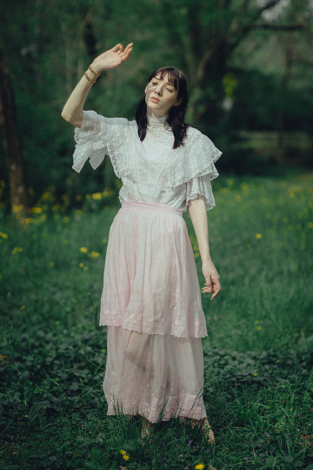 Edwardian lace blouse