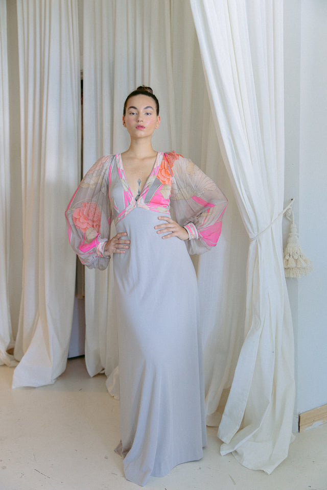 1970s Leonard Paris gown