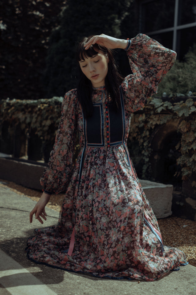 1970s Rumak + Sample Silk dress